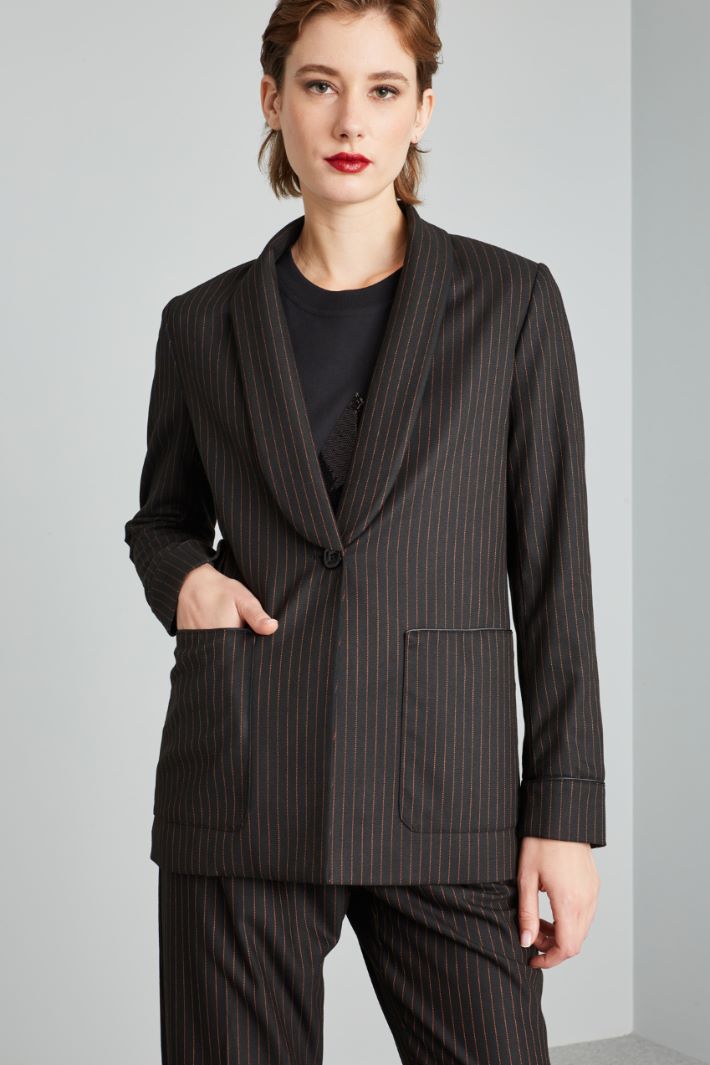 Blazer with patch pockets Intrend - 3