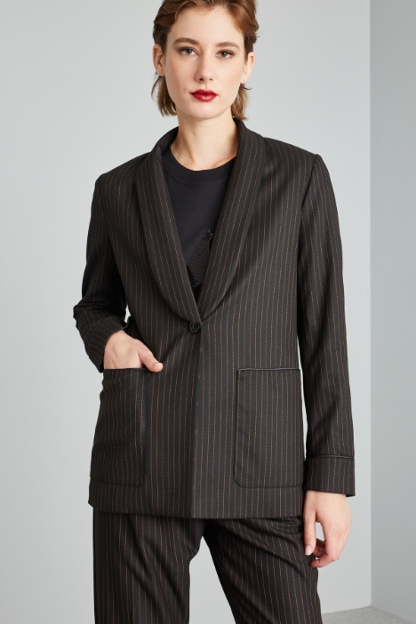 Blazer with patch pockets Intrend