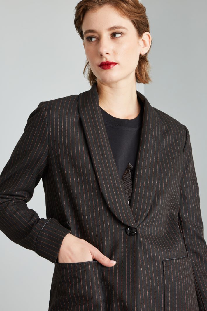 Blazer with patch pockets Intrend - 4