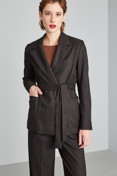 Double-breasted viscose blazer Intrend