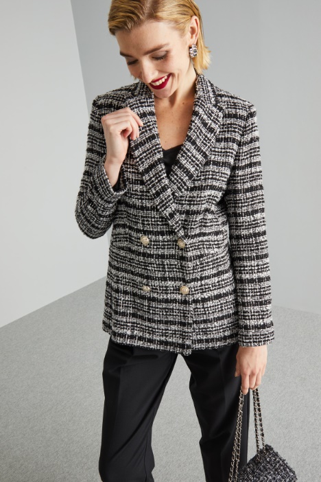 Bouclé tweed blazer Intrend