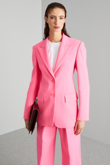 Blazer de tela doble Intrend