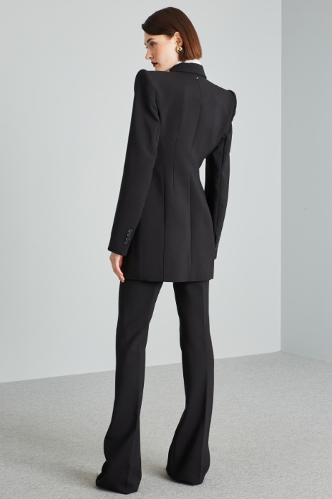 Blazer con spalline rigide