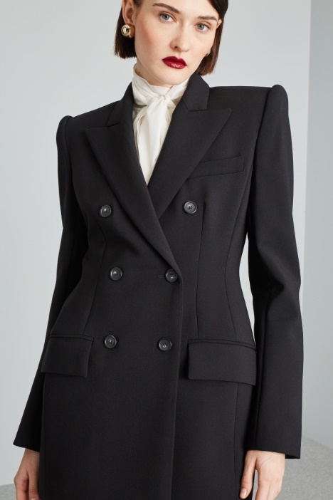 Blazer con spalline rigide