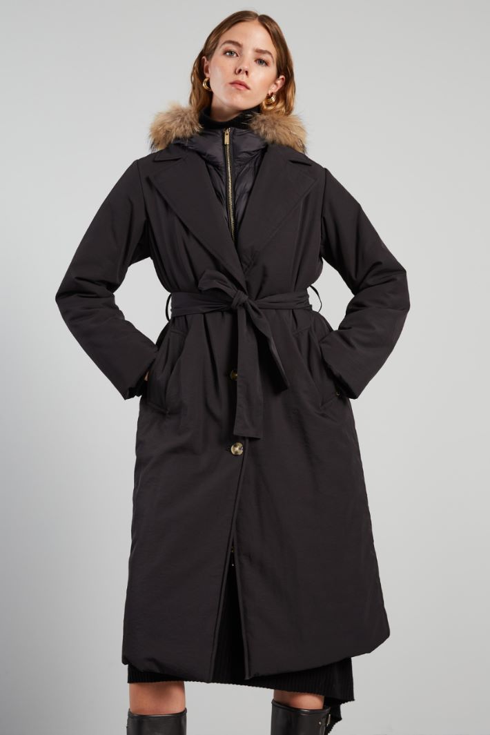 Padded coat with matching gilet Intrend - 3