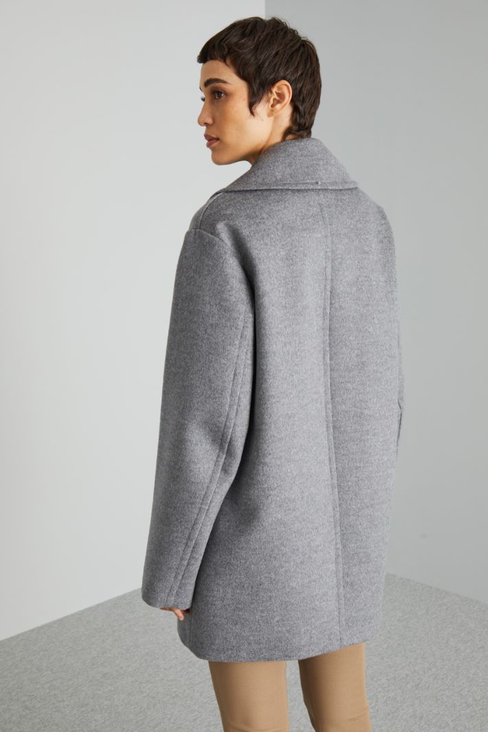 Oversized wool pea coat Intrend - 2