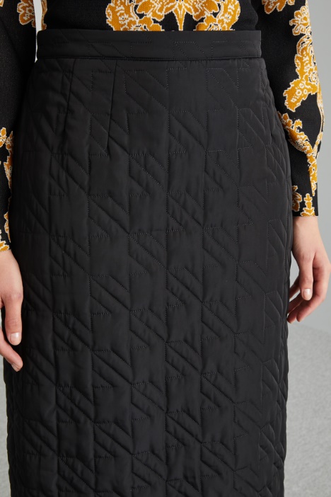 Gonna imbottita a tubino