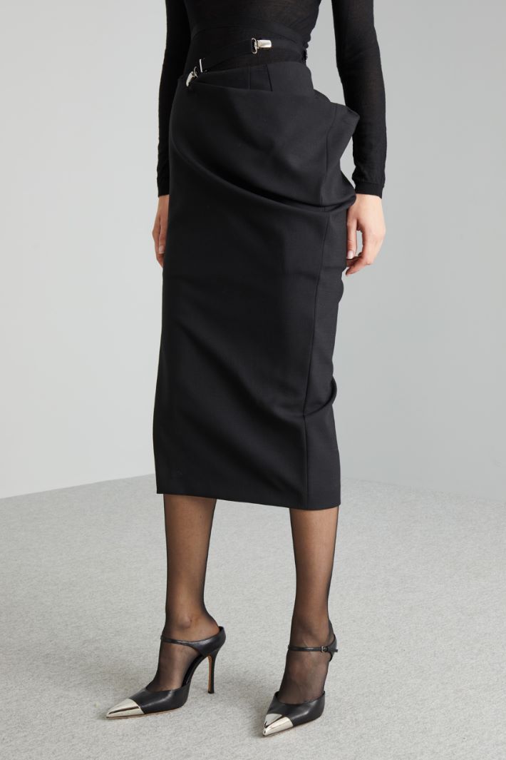 Pencil skirt with strap Intrend - 3