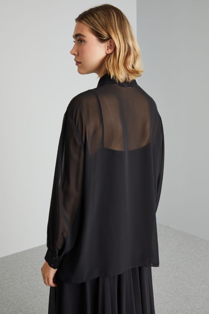 Foulard neck shirt Intrend - 2