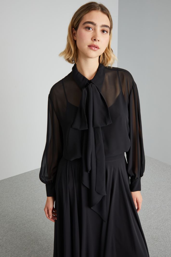 Foulard neck shirt Intrend - 4