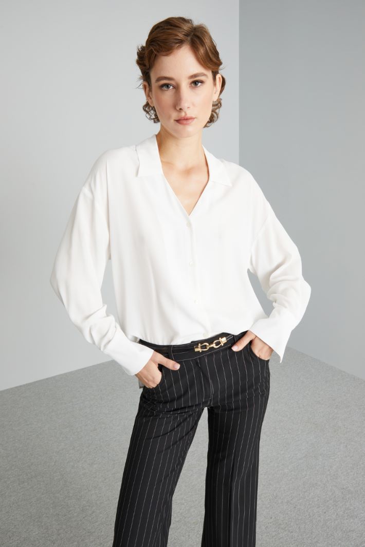 Slit-detailed shirt Intrend - 3