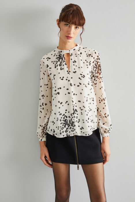 Printed georgette blouse Intrend