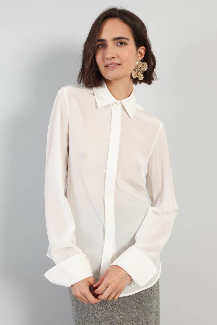 Pure silk shirt Intrend - 3