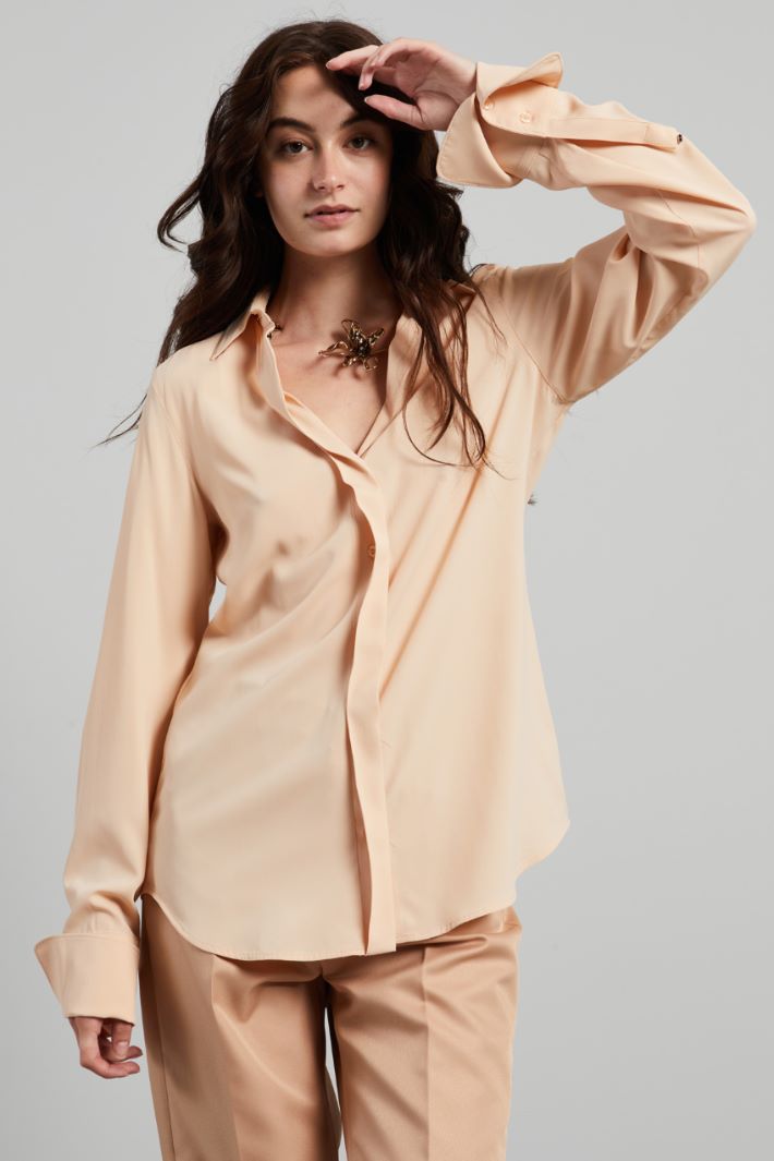 Crepe de chine shirt Intrend - 3