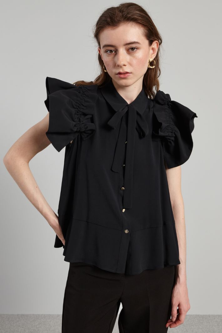 Top with removable sleeves Intrend - 3