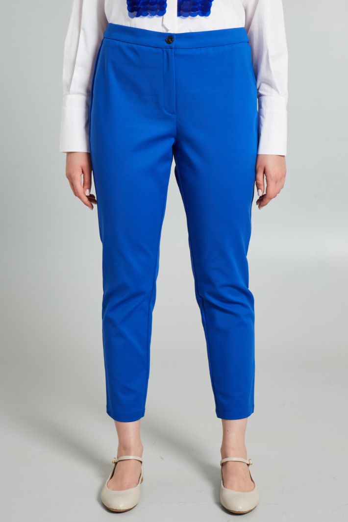 Cotton-blend trousers Intrend - 3