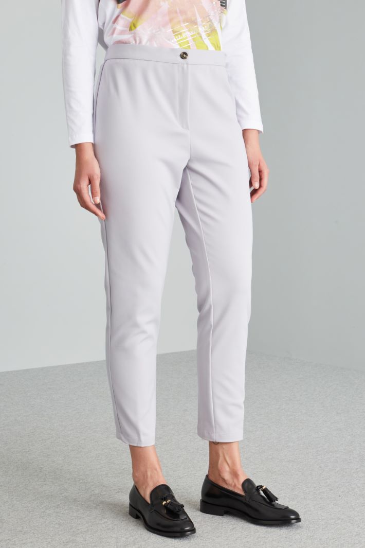 Cotton-blend trousers Intrend - 3