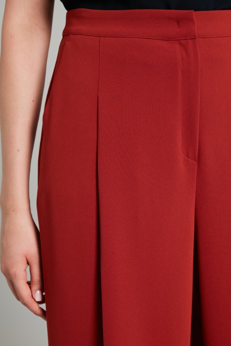 Pantalones holgados de cady