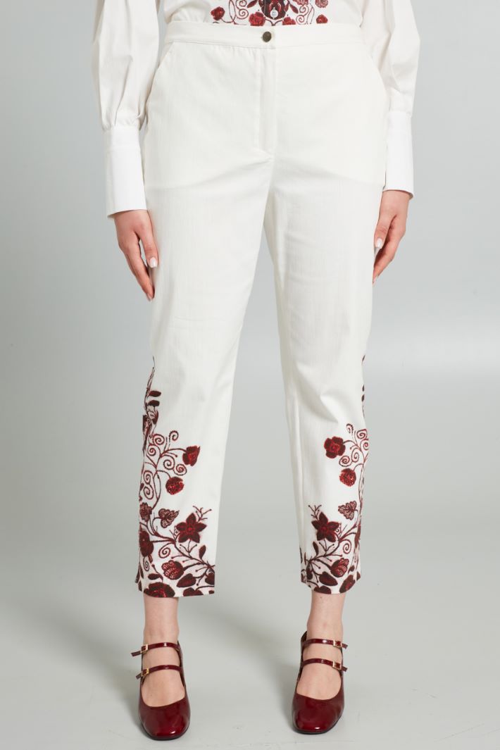 Gabardine trousers Intrend - 3