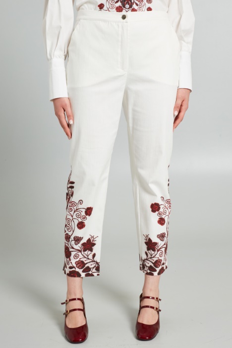 Pantaloni in gabardina