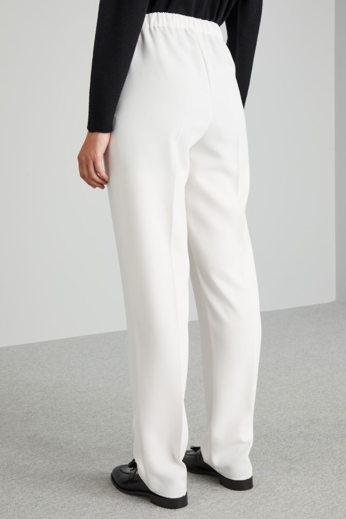 Straight trousers with elastic Intrend - 2