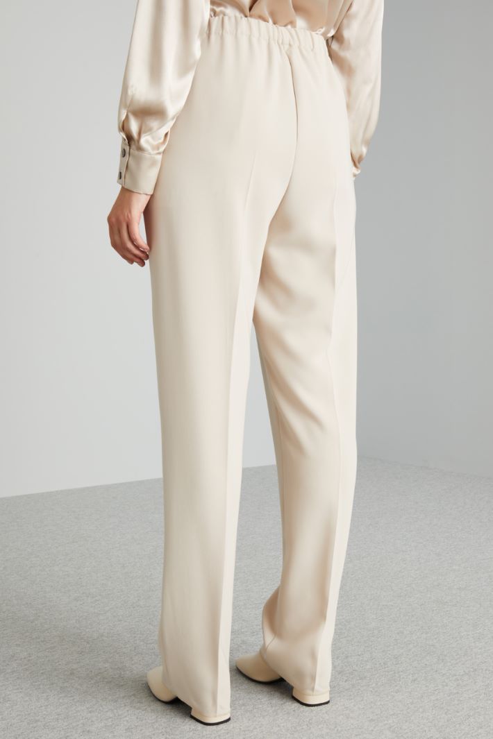 Straight trousers with elastic Intrend - 2