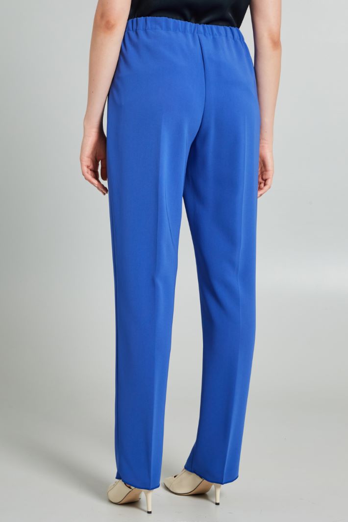 Straight trousers with elastic Intrend - 2