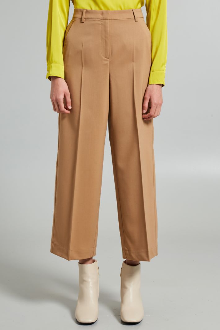 Wide-fit twill trousers Intrend - 3