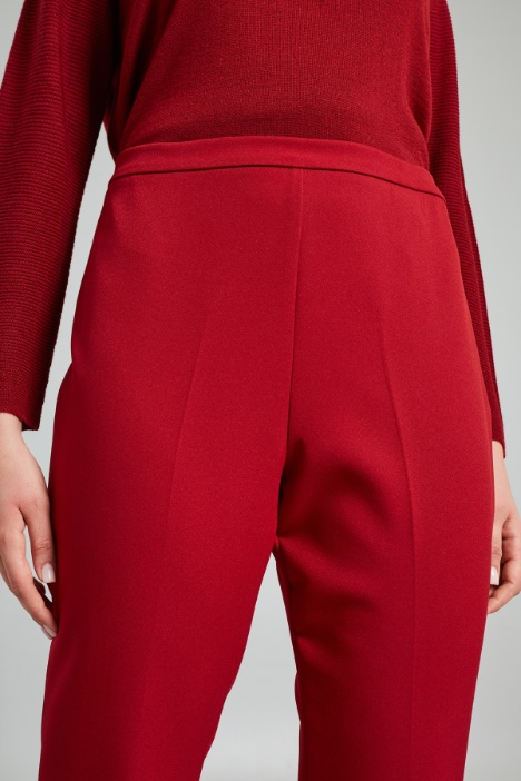 Pantaloni a sigaretta in cady