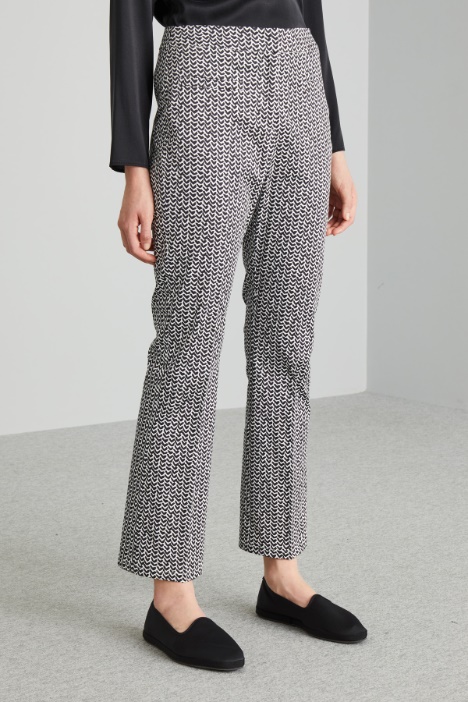 Pantaloni in raso di cotone