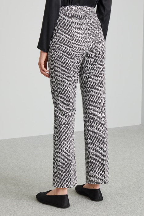 Pantaloni in raso di cotone