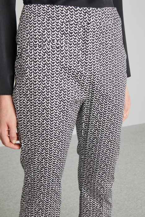 Pantaloni in raso di cotone