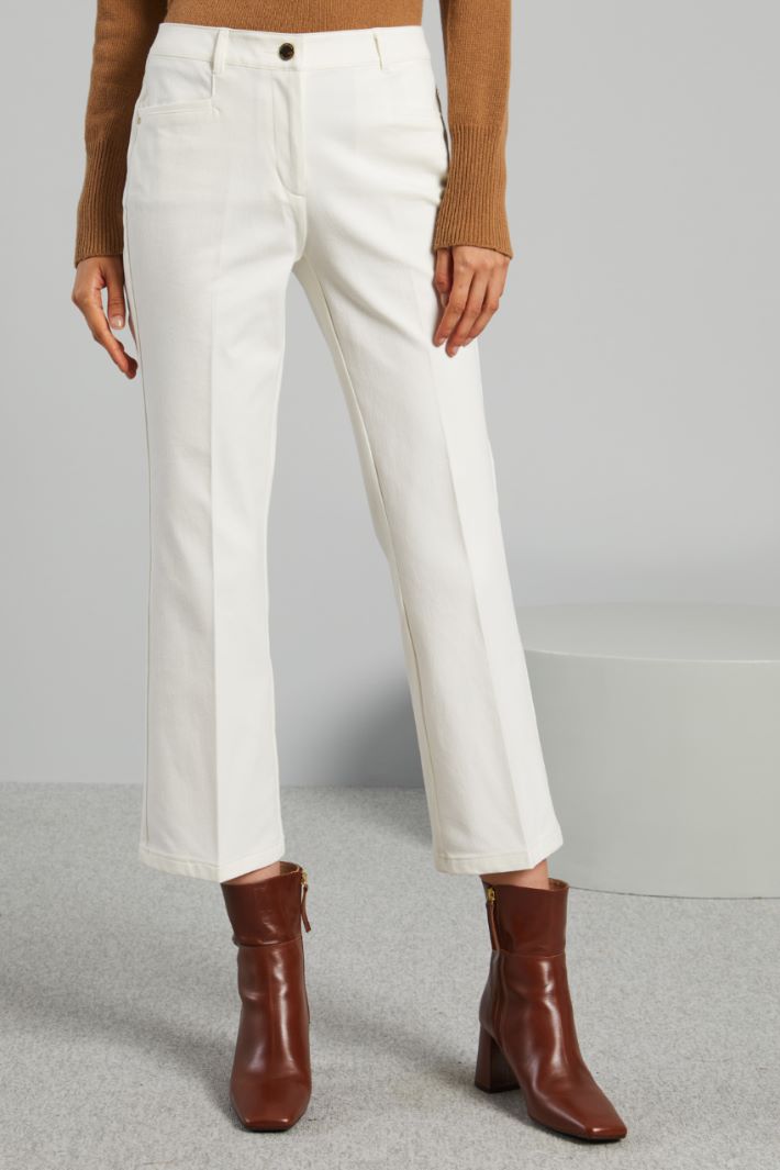 Kick-flare cotton trousers Intrend - 2