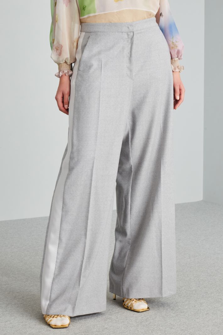 Trousers with side bands Intrend - 3