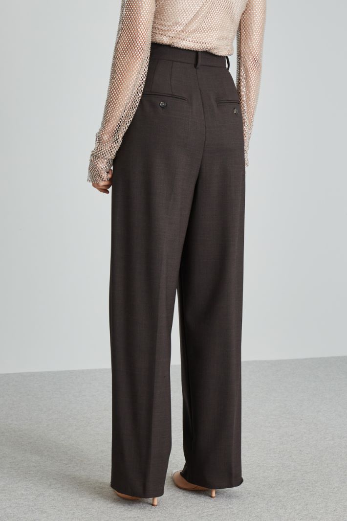 Oversized pure wool trousers Intrend - 2