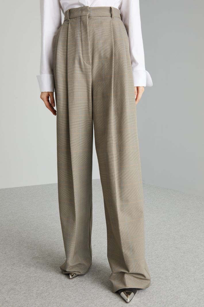 Oversized trousers with pleats Intrend - 3