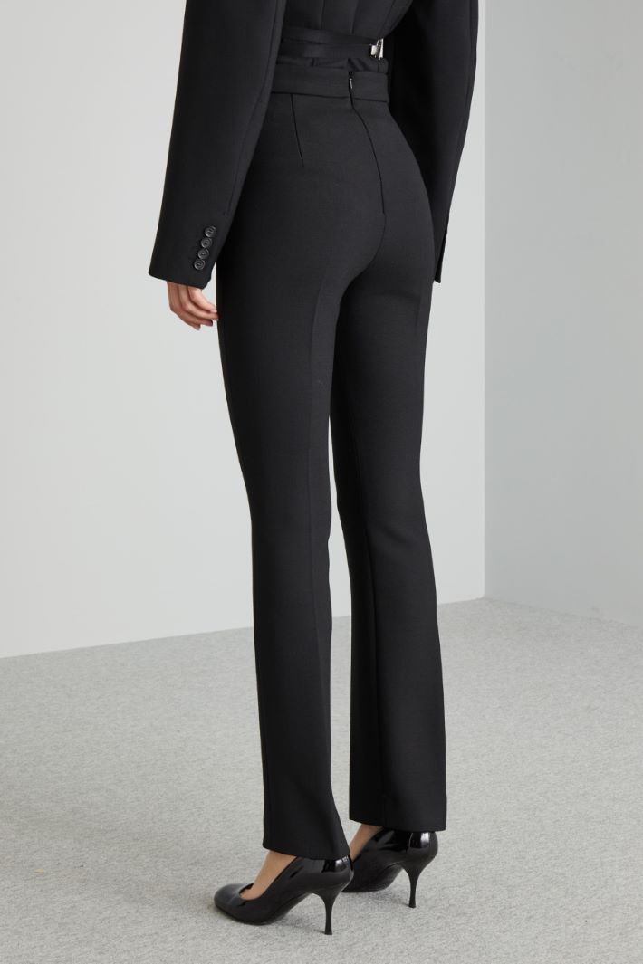 Straight gaabrdine trousers Intrend - 2