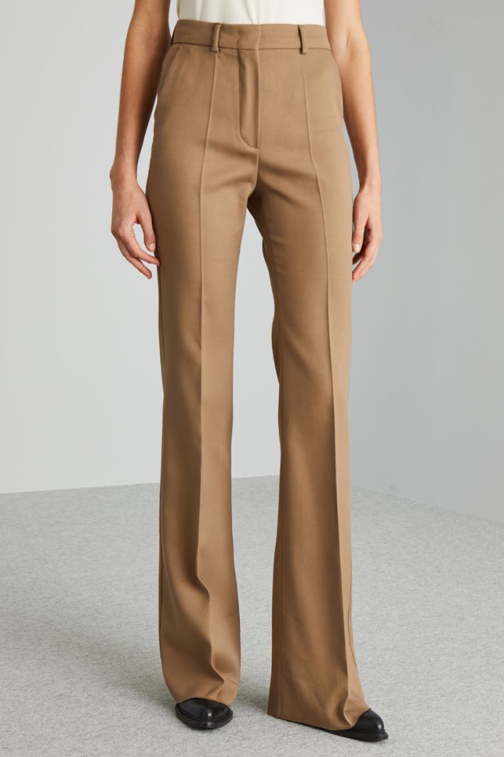 Cotton and viscose trousers Intrend - 2