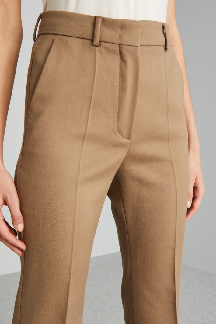 Cotton and viscose trousers Intrend - 4