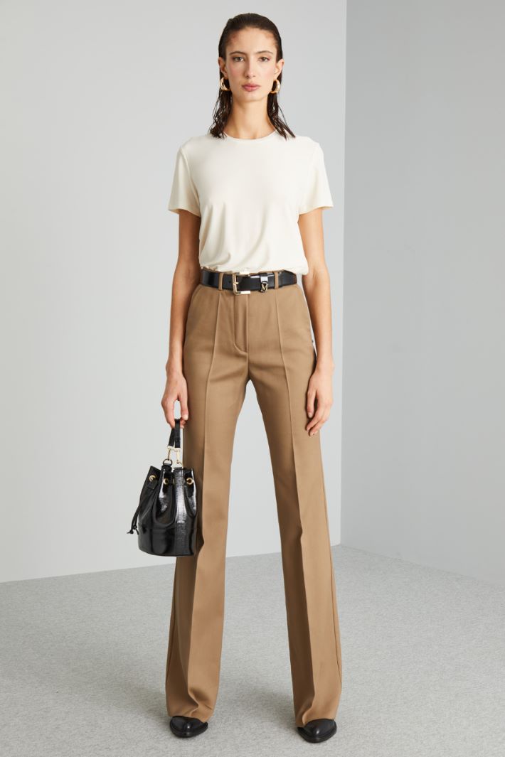 Cotton and viscose trousers Intrend