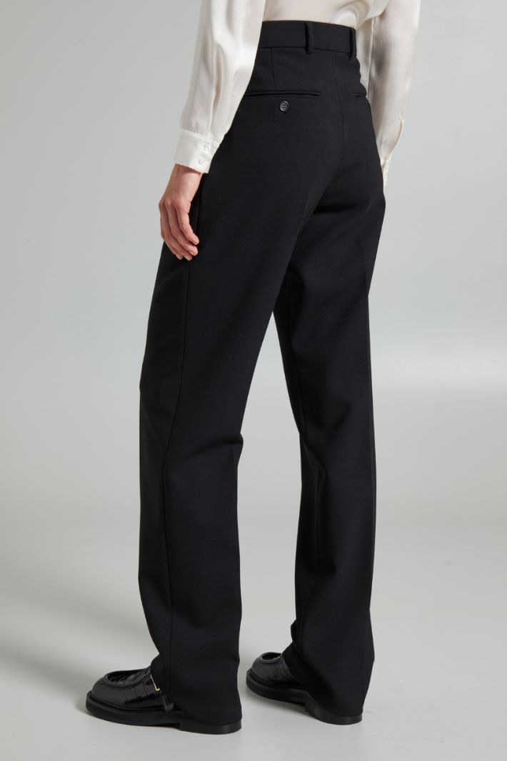 Crepe canvas trousers Intrend - 2