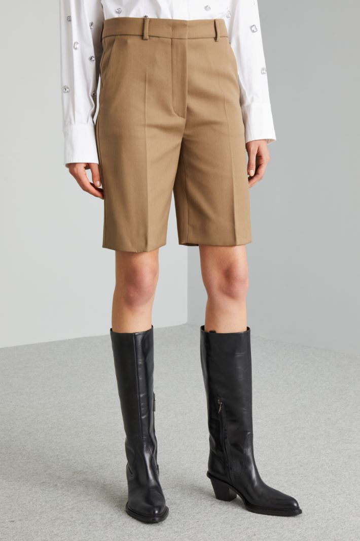 Bermuda shorts in cotton and viscose Intrend - 3