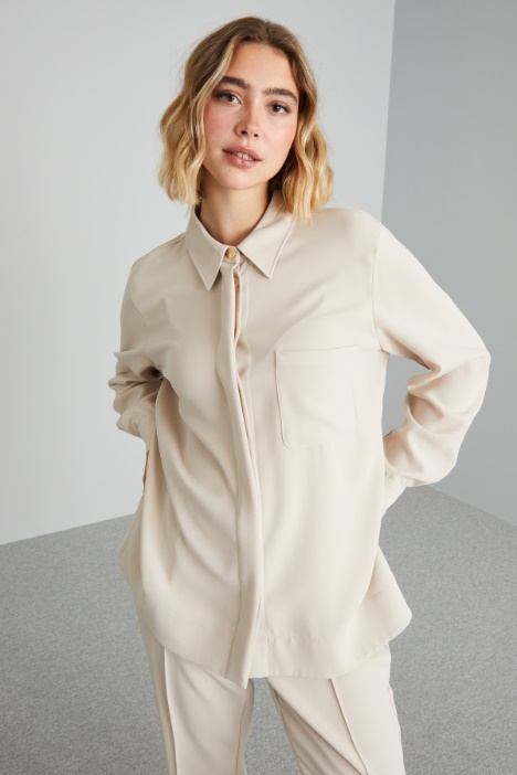 Asymmetric cady tunic Intrend