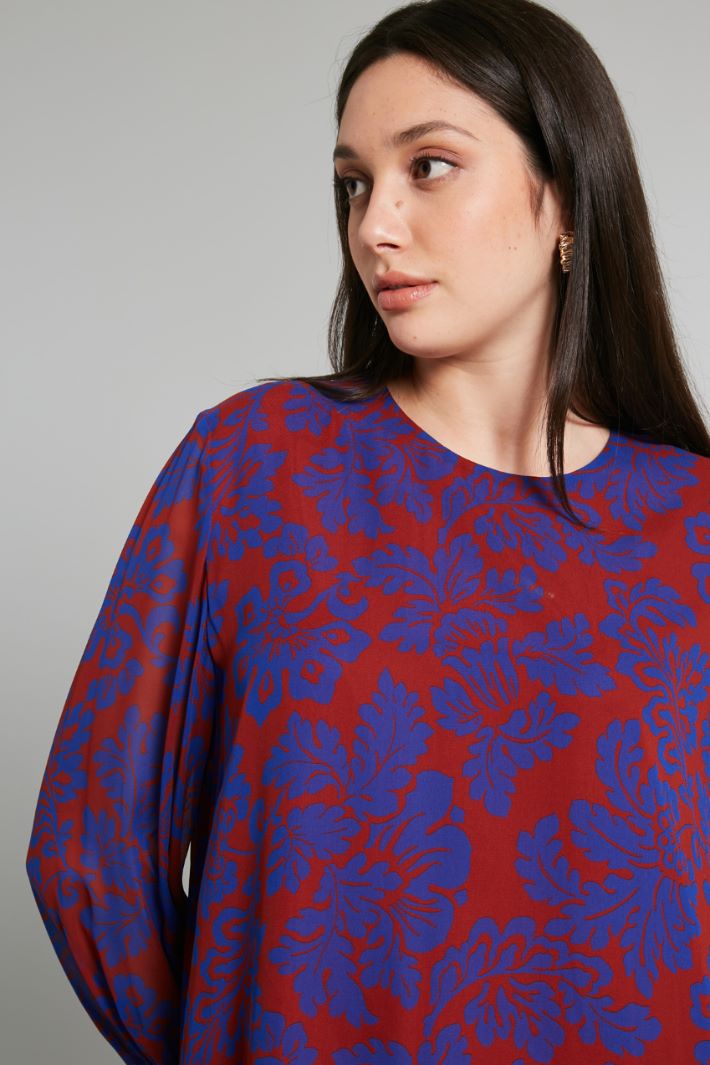 Printed georgette blouse Intrend - 4