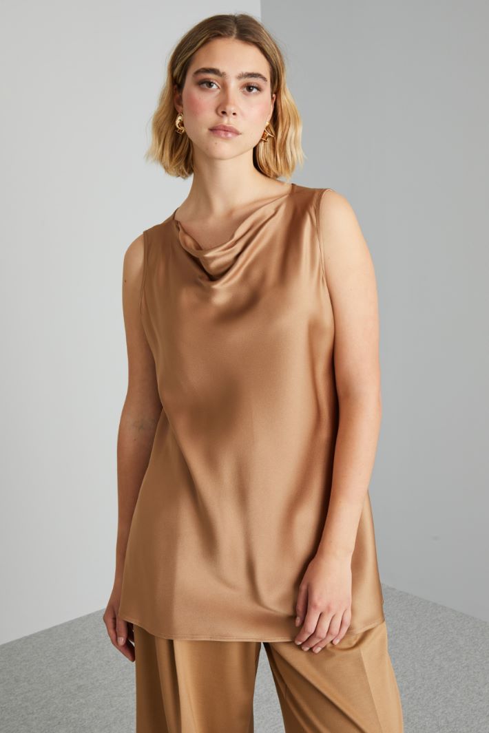 Top with draped neck Intrend - 3