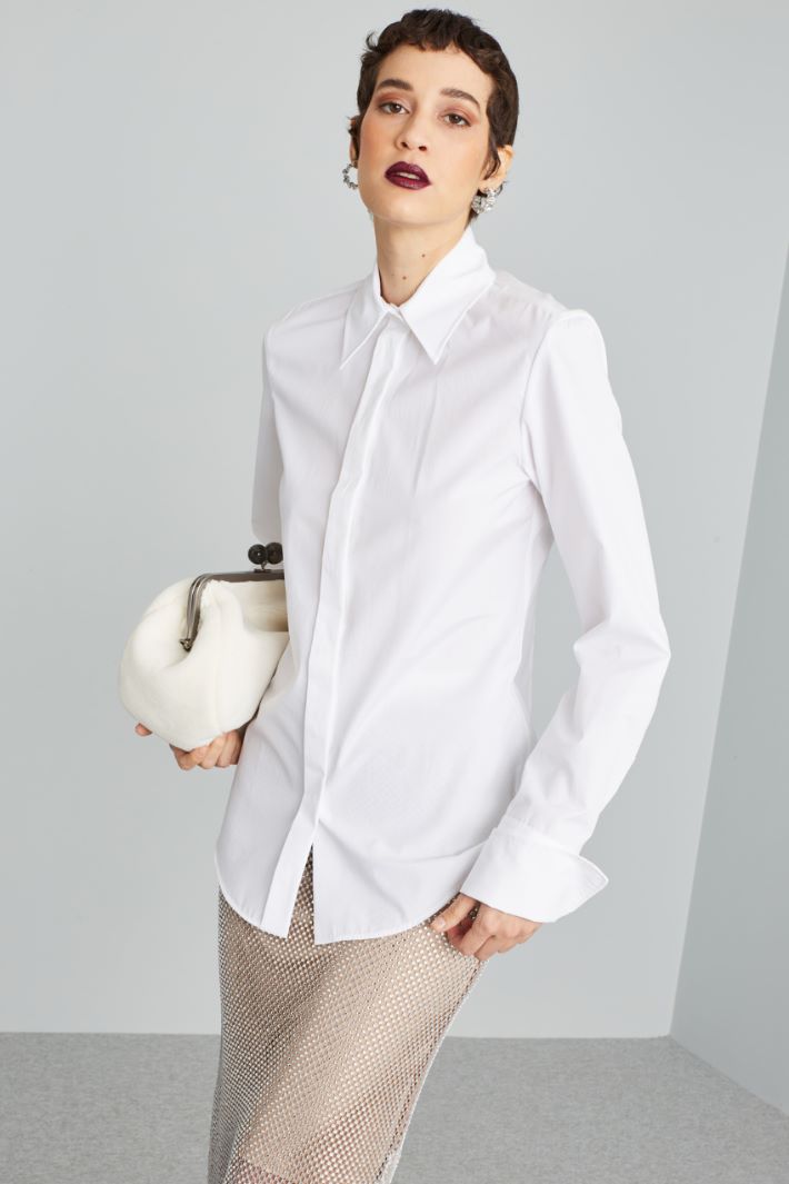 Shirt with long cuffs Intrend - 3