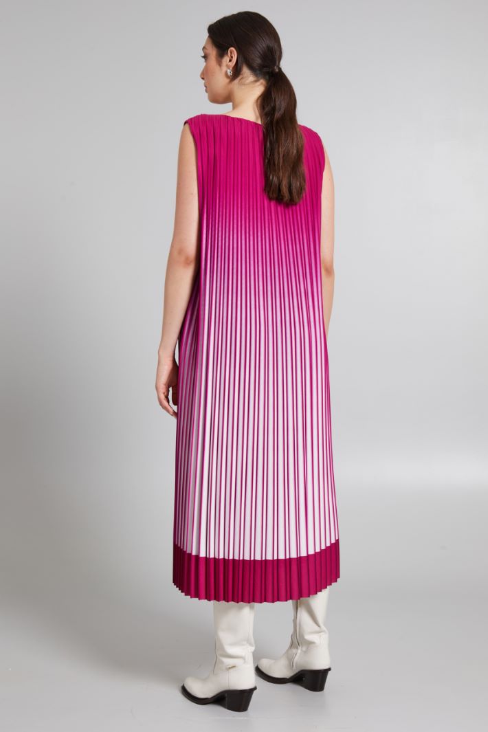 Pleated crepe dress Intrend - 2