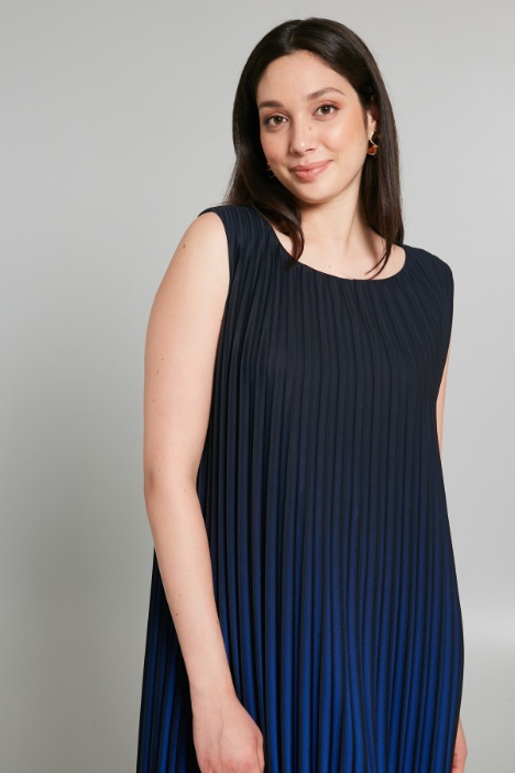 Abito in crepe plissé