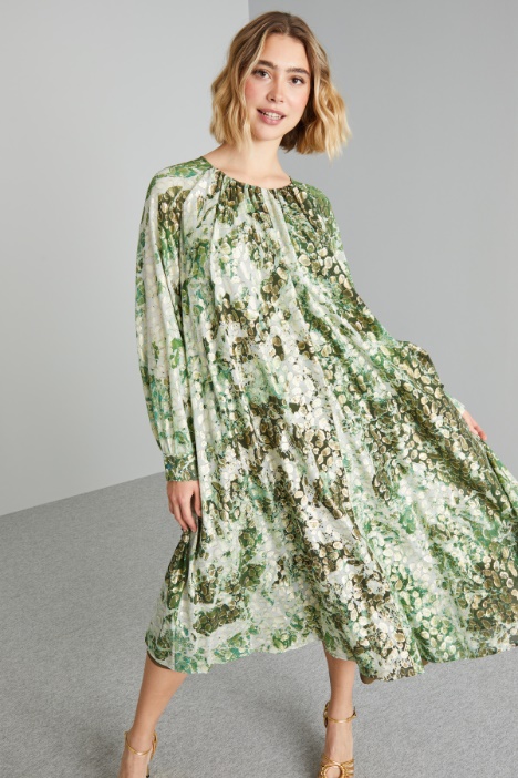 Abito in fil coupé di seta