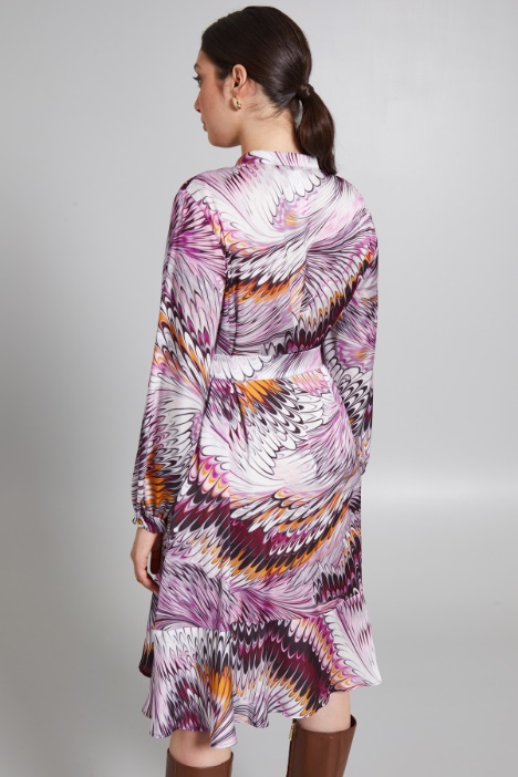 Abito in raso con fusciacca